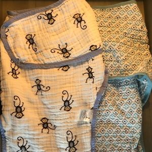 Baby Boy snap swaddles